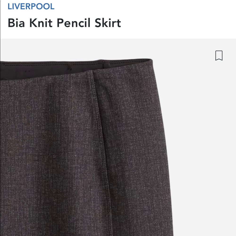 NWT Liverpool Jeans stretch pencil skirt - Picture 5 of 6